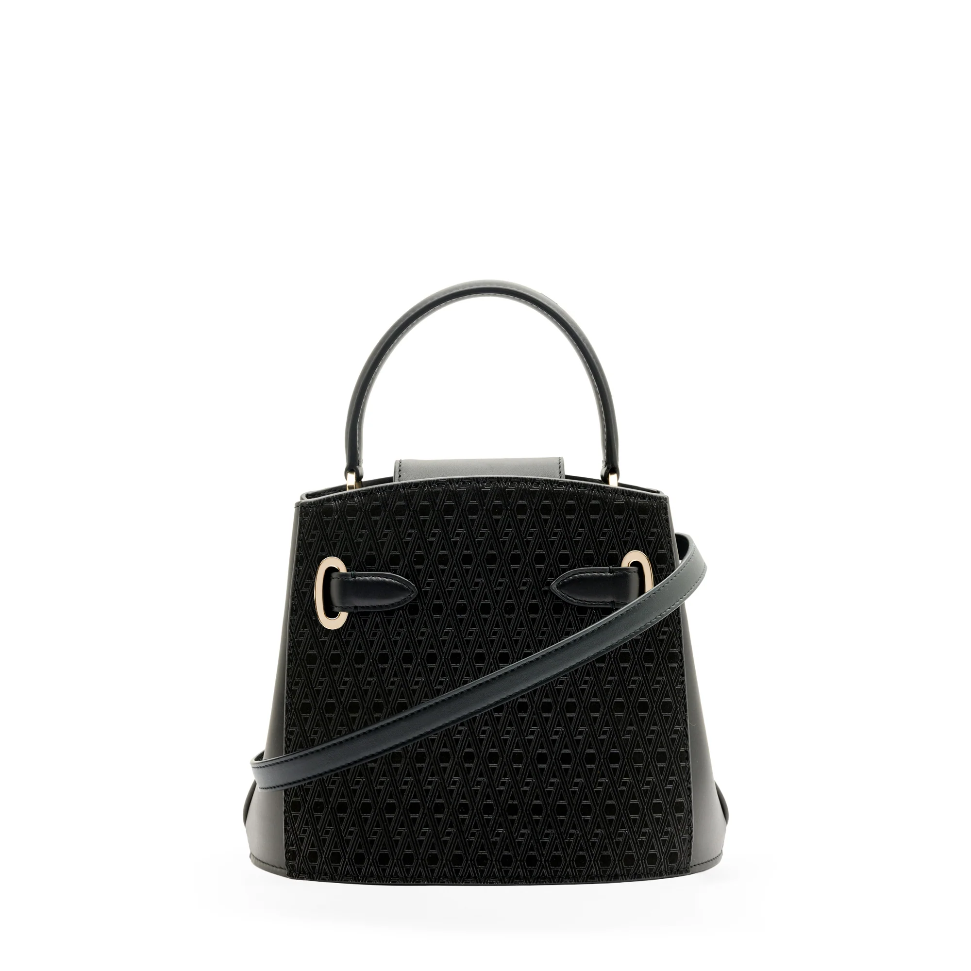 1781 Bucket Mini Handbag in Signature A Patterned Leather - Image 3