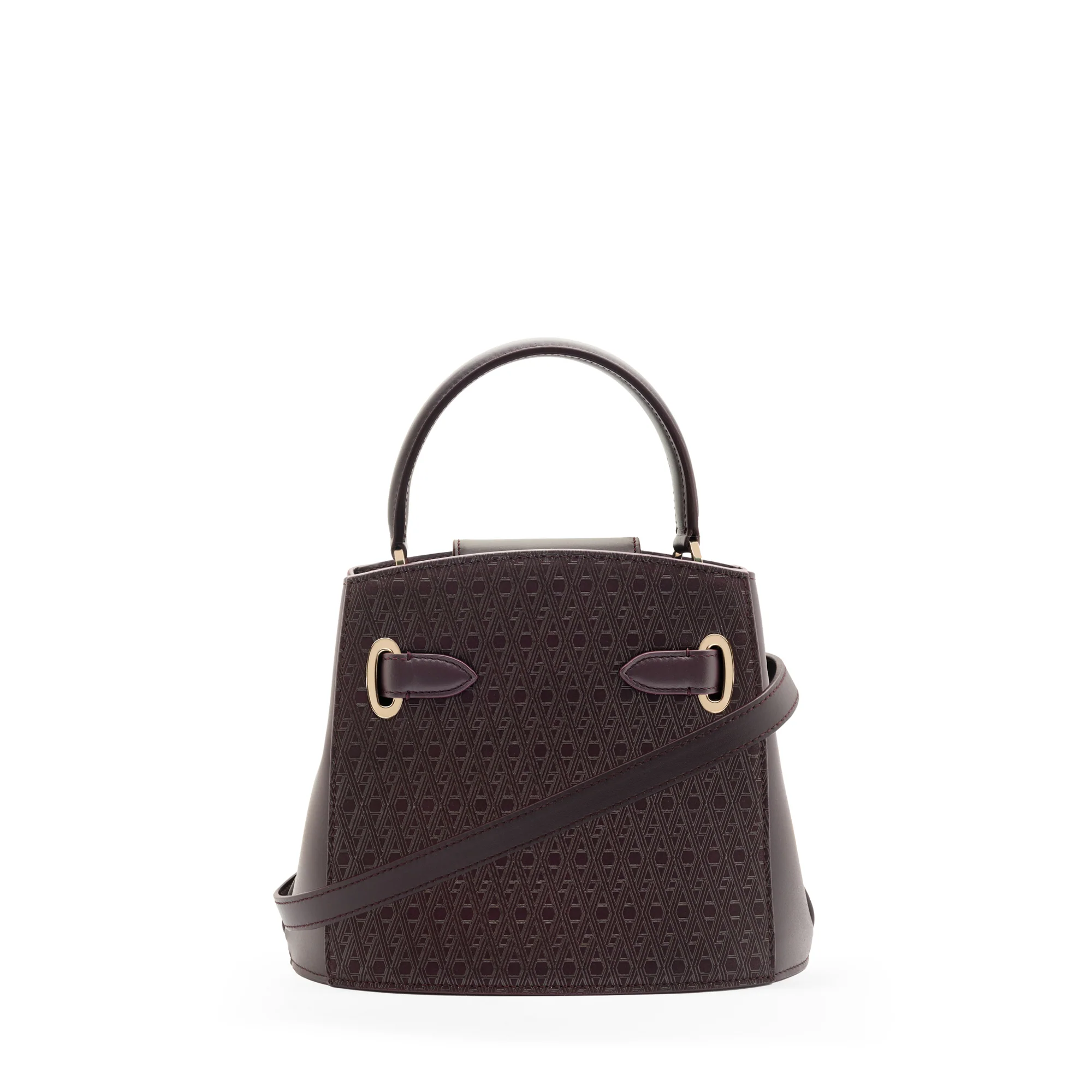 1781 Bucket Mini Handbag in Signature A Patterned Leather - Image 3