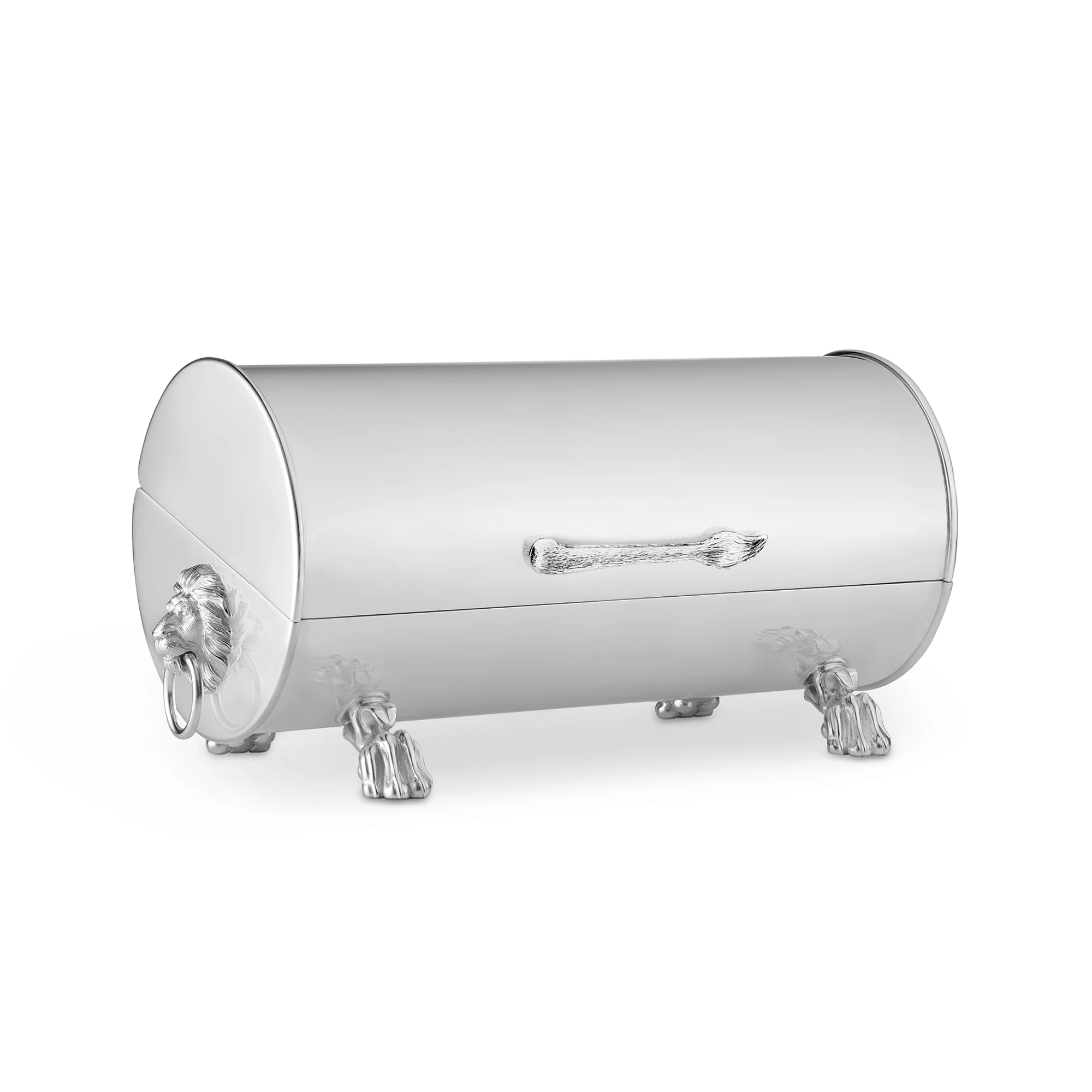 Lion Biscuit Barrel in Sterling Silver - Image 3
